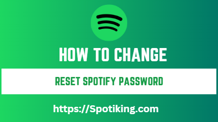 How to Change/Reset Spotify Password