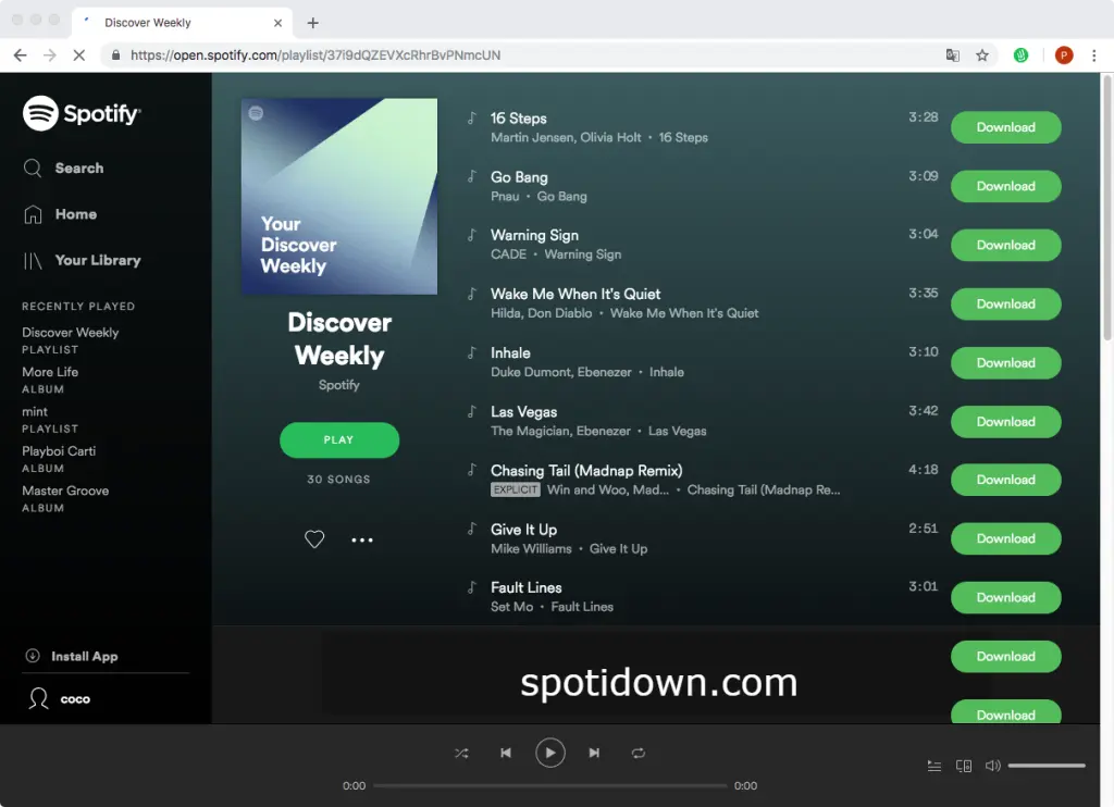 Spotify playlist to mp3 online free online