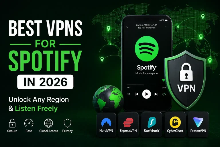 Best VPNs for Spotify in 2026