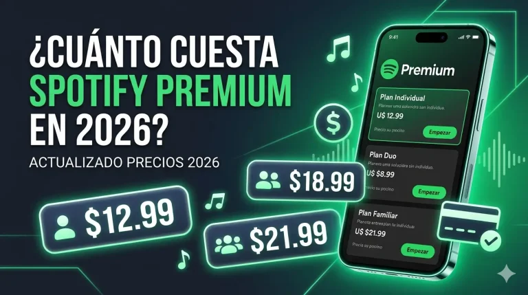 Cuánto Cuesta Spotify Premium en 2026 