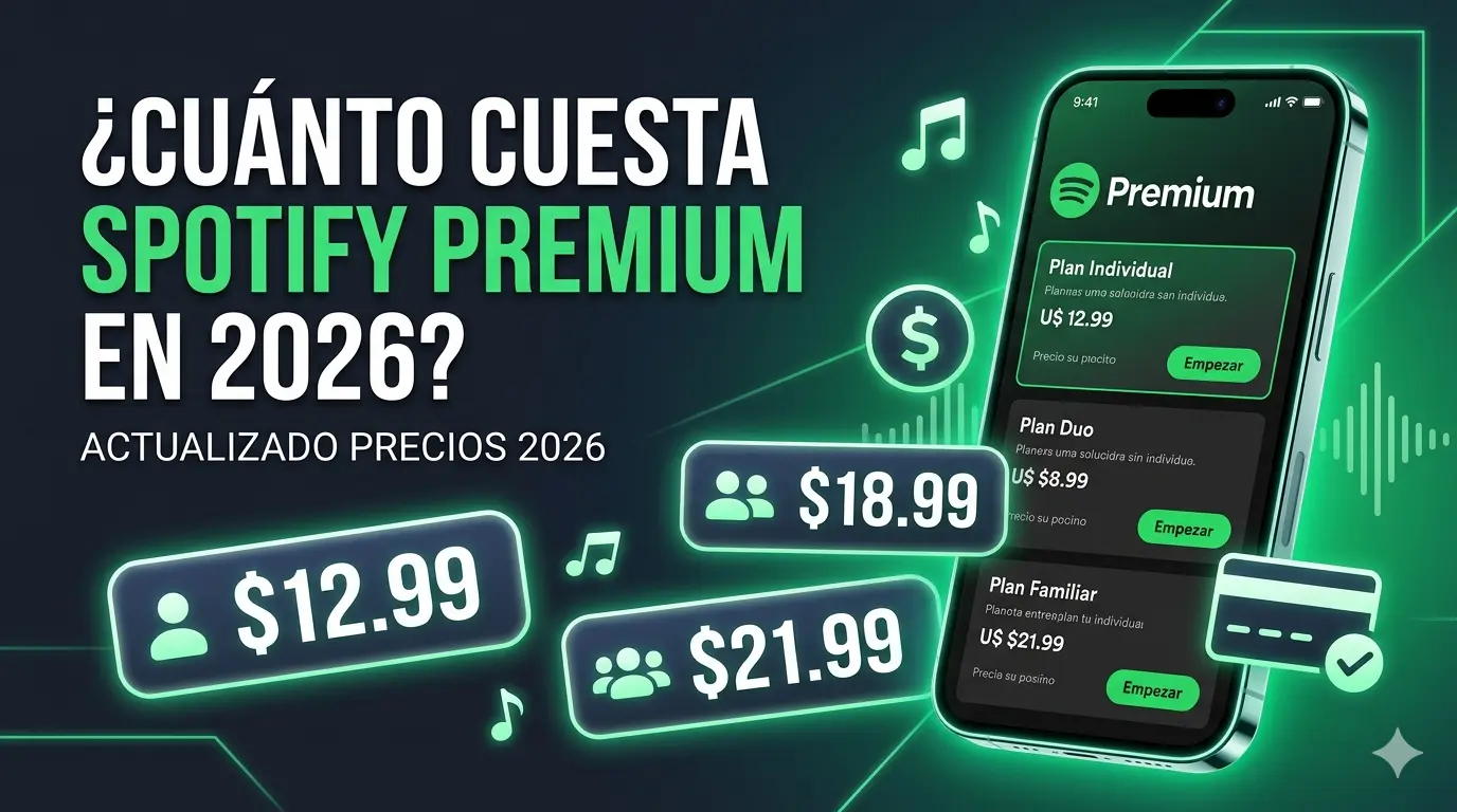 Cuánto Cuesta Spotify Premium en 2026